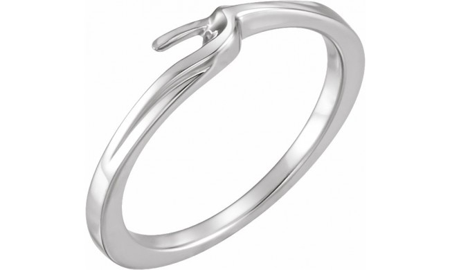 14K White Band