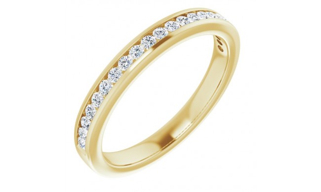 14K Yellow 3/4 CTW Diamond Anniversary Band