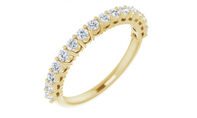 14K Yellow 1/3 CTW Diamond Anniversary Band