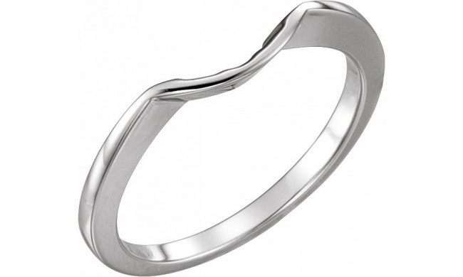 14K White Band