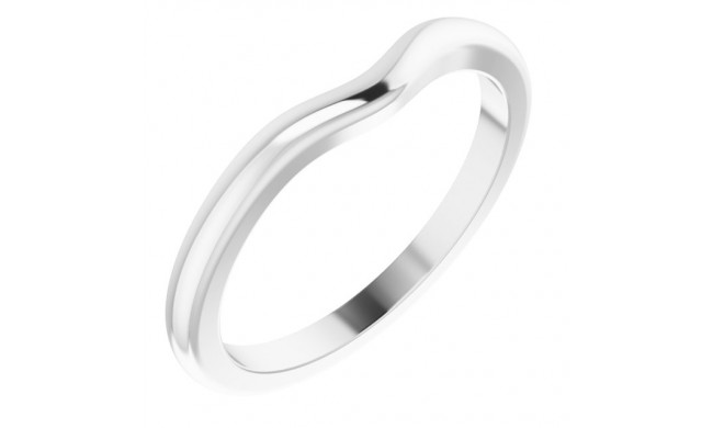 14K White Matching Band