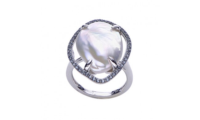 Imperial Pearl Sterling Silver Freshwater Pearl Ring