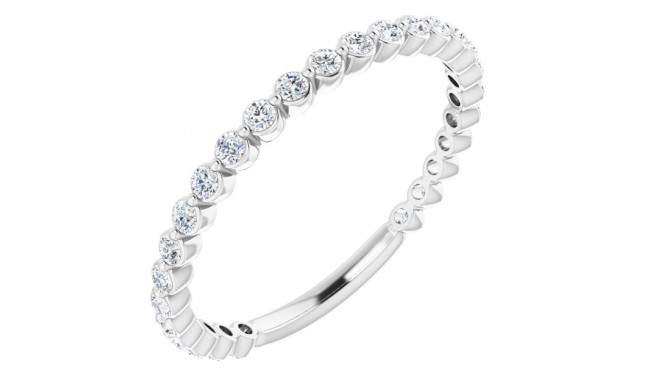 Platinum 1/3 CTW Diamond Anniversary Band