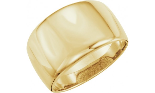 14K Yellow Dome Ring