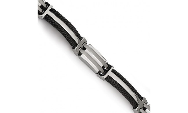Chisel Titanium Black Plating 8.5in Bracelet