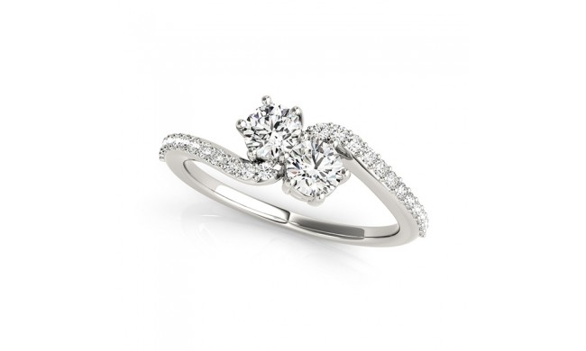 14k White Gold 3/4ct Diamond Engagement Ring