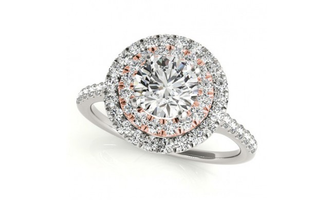 Overnight 18k White Gold Diamond Engagement Ring