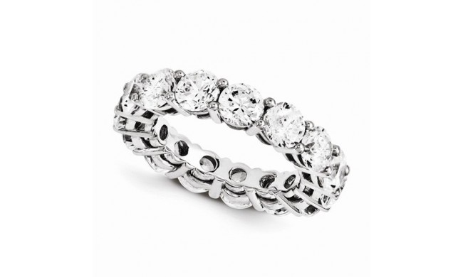 Quality Gold 14K White Gold & Diamond Eternity Band