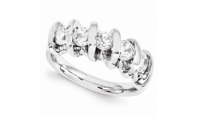 Quality Gold 14k White Gold Diamond Anniversary Band