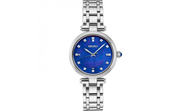 Seiko From the Diamond Collection Stainless Steel 30mm Watch