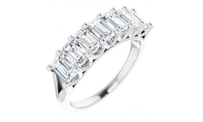 Platinum 2 1/2 CTW Diamond Anniversary Band