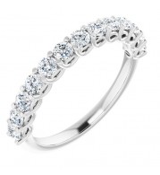 14K White 3/4 CTW Diamond Anniversary Band