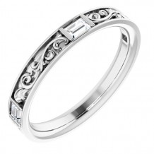 14K White 1/4 CTW Diamond Anniversary Band