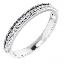 14K White 1/5 CTW Diamond Anniversary Band