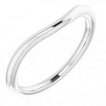 14K White Matching Band