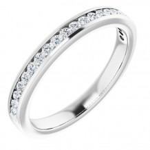 Platinum 1/2 CTW Diamond Anniversary Band