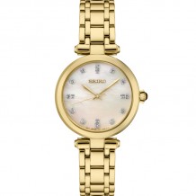 Seiko From the Diamond Collection Stainless Steel 30mm Watch