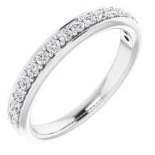 Platinum 1/3 CTW Diamond Anniversary Band