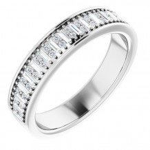 14K White 1/3 CTW Diamond Anniversary Band