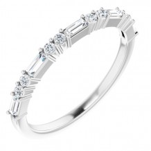 14K White 1/4 CTW Diamond Anniversary Band