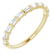 14K Yellow 1/5 CTW Diamond Anniversary Band