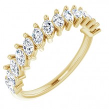 14K Yellow 3/4 CTW Diamond Anniversary Band