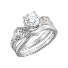 Stuller 14k White Gold Diamond Semi-Mount Engagement Ring