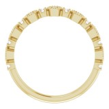 14K Yellow 1/4 CTW Diamond Anniversary Band photo 2