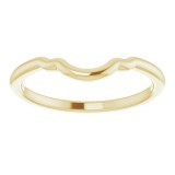 14K Yellow Band for 5.2 mm, 5.8 mm and 6.5 mm Engagement Ring photo 3