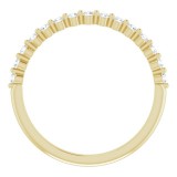 14K Yellow 1/5 CTW Diamond Anniversary Band photo 2