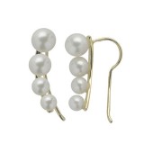 Imperial Pearl 14k Yellow Gold Freshwater Pearl Earring photo
