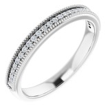 14K White 1/5 CTW Diamond Anniversary Band photo