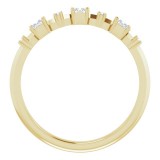 14K Yellow 1/6 CTW Diamond Anniversary Band photo 2