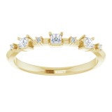 14K Yellow 1/6 CTW Diamond Anniversary Band photo 3