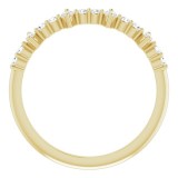 14K Yellow 1/3 CTW Diamond Anniversary Band photo 2