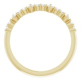 14K Yellow 1/3 CTW Diamond Anniversary Band photo 2