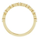 14K Yellow 1/5 CTW Diamond Anniversary Band photo 2