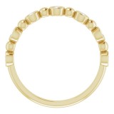 14K Yellow 1/5 CTW Diamond Anniversary Band photo 2