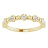 14K Yellow 1/5 CTW Diamond Anniversary Band photo 3