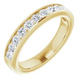 14K Yellow 3/4 CTW Diamond Anniversary Band photo 2