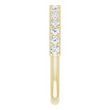 14K Yellow 1/2 CTW Diamond Anniversary Band photo 4