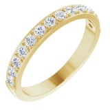 14K Yellow 3/8 CTW Diamond Anniversary Band photo