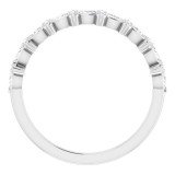 14K White 1/3 CTW Diamond Anniversary Band photo 2