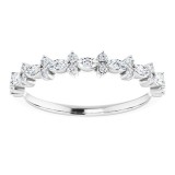 14K White 1/3 CTW Diamond Anniversary Band photo 3