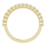 14K Yellow 1/3 CTW Diamond Anniversary Band photo 2