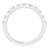 14K White 1 CTW Diamond Anniversary Band photo 2