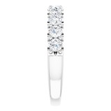 14K White 1 CTW Diamond Anniversary Band photo 4