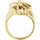 14K Yellow Freeform Ring photo 2