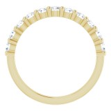 14K Yellow 1/2 CTW Diamond Anniversary Band photo 2