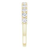 14K Yellow 1/2 CTW Diamond Anniversary Band photo 4